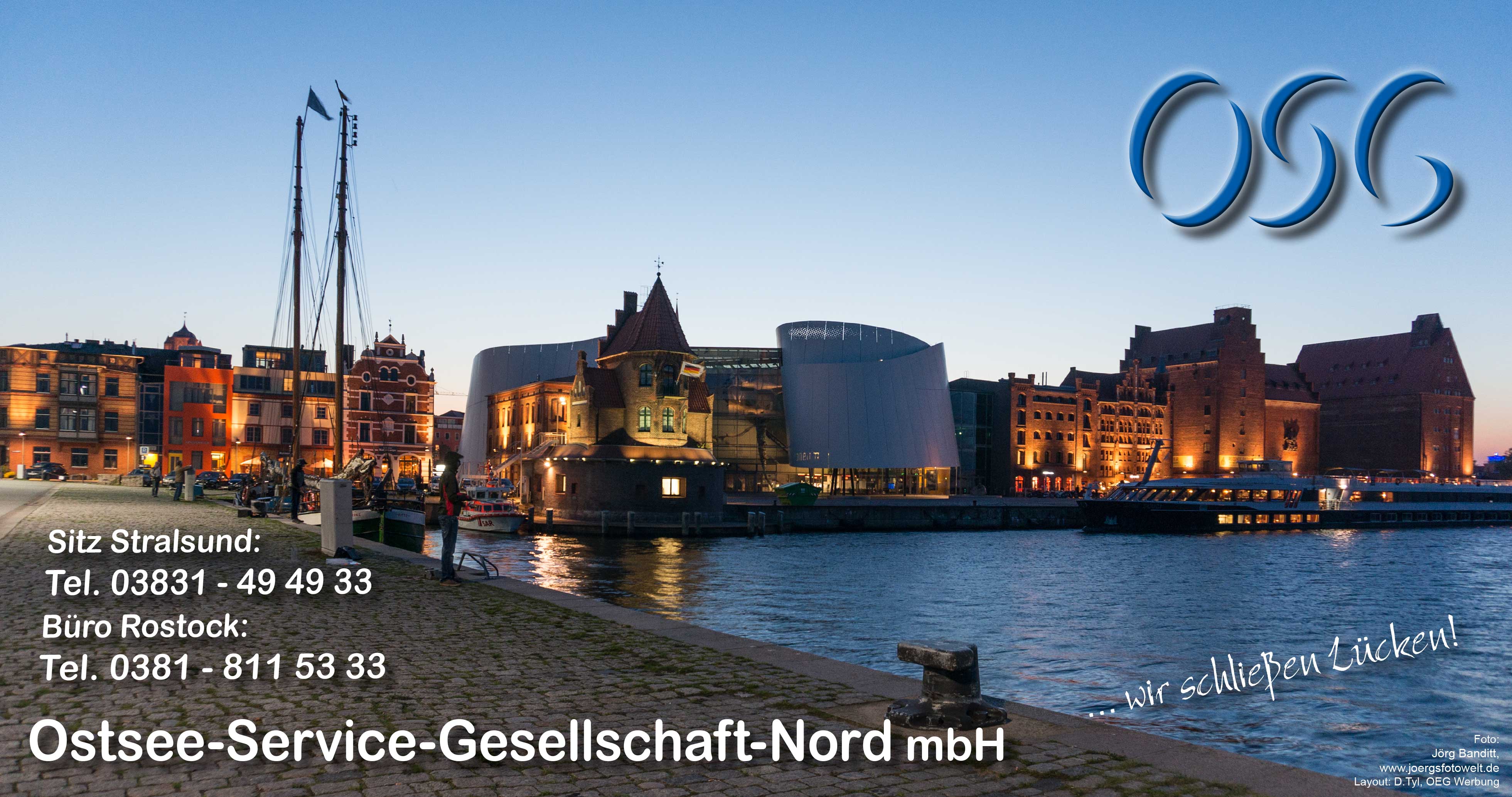 Titelfoto zum Kalender 2016 der Ostsee-Service-Gesellschaft-Nord mbH in Stralsund